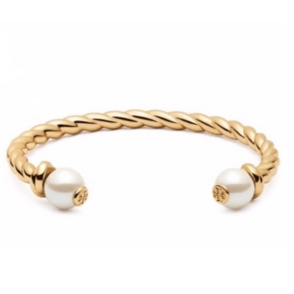 Sold out tory Burch Rope Cuff bracelet with pearl - Picture 4 of 5
